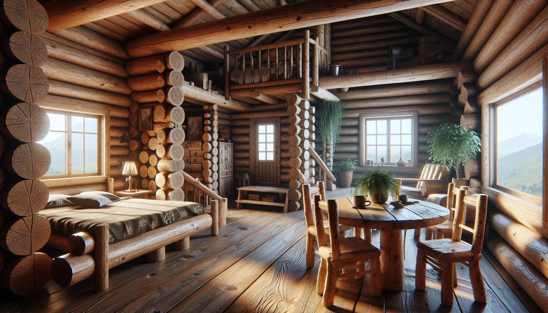 log home furniture